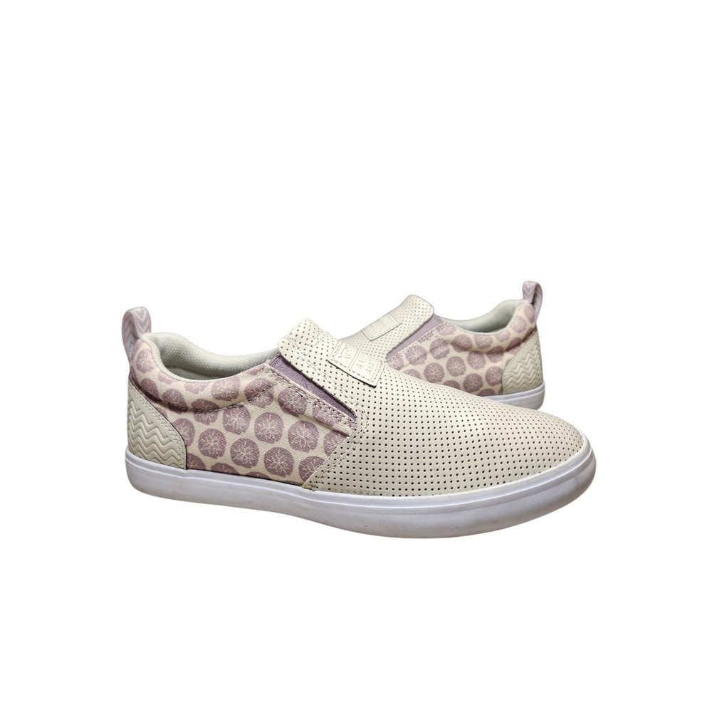 XTRATUF Salmon Sisters Leather Sharkbyte Deck Shoes Sand Dollar Loafer Nautical